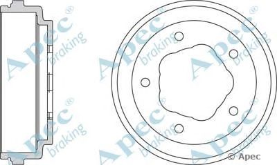 APEC BRAKING drm9510 -  Тормозной барабан